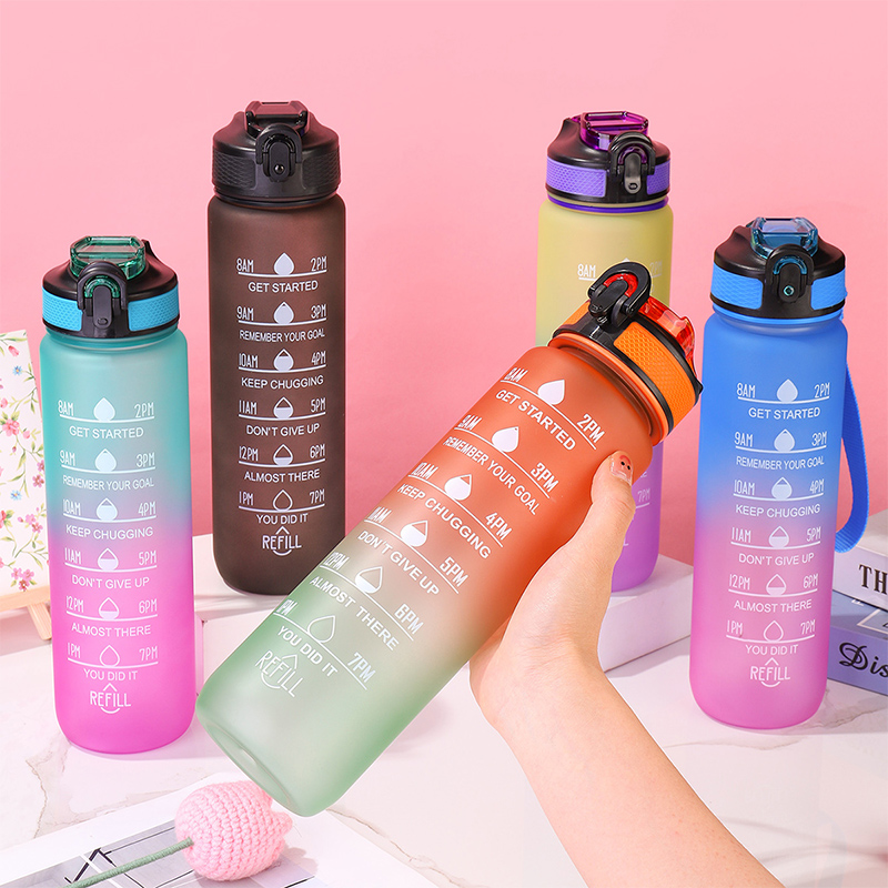 Smart Water Bottle Tracker - BPA Free Leak Proof Sports Water