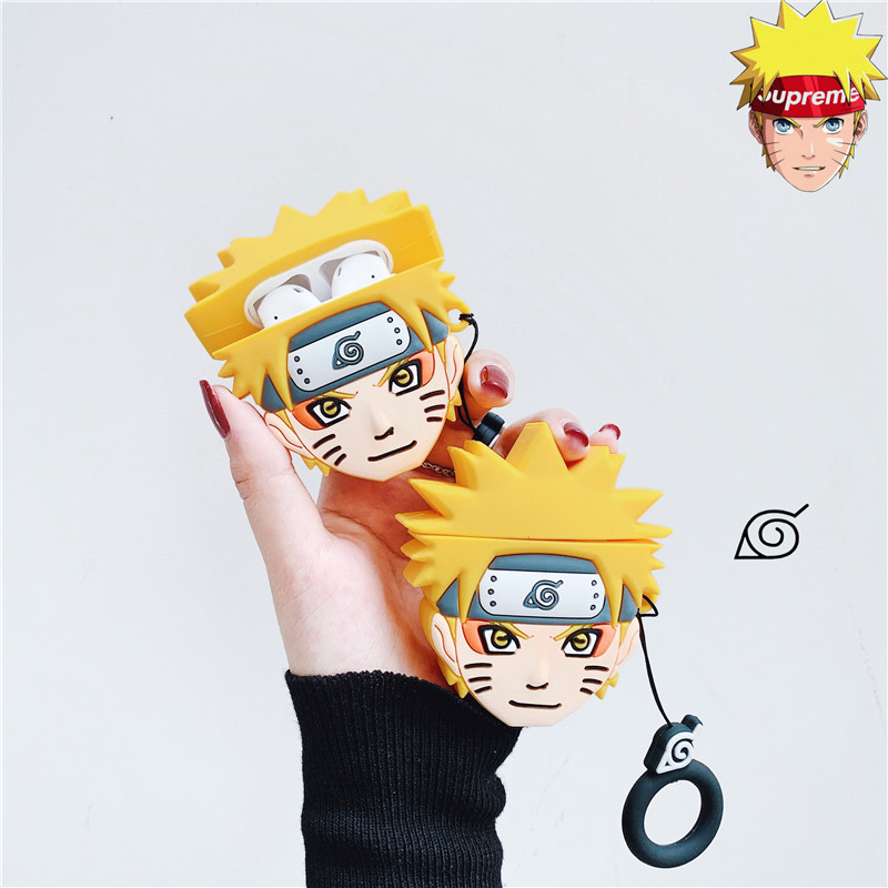 Portable Wifi Hotspot - Naruto For Airpods Case,3D Cartoon Anime