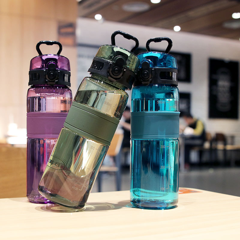 Smart Water Bottle Tracker - 500ml Sports Water Bottle Portable Leak-proof
