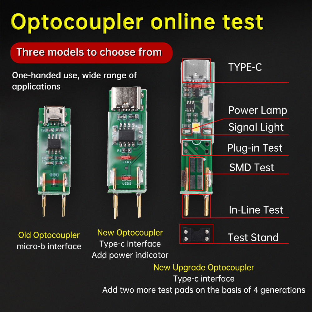 Electronics Repair Gadgets - 4Pin Optocoupler Tester Optocoupler Test Detection