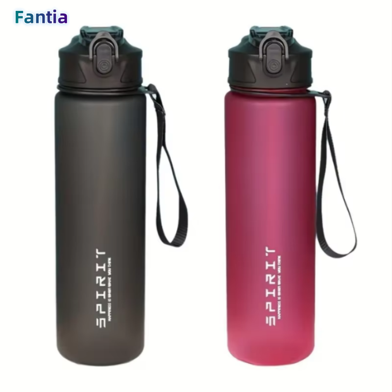 Smart Water Bottle Tracker - Large Capacity Grinkwell Frosted Sports Water