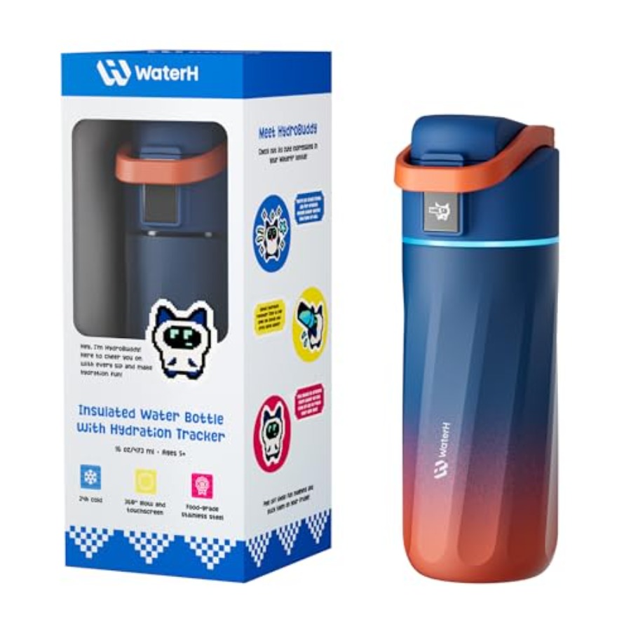 Smart Water Bottle Tracker - BOOST Smart Water Bottle with Reminder