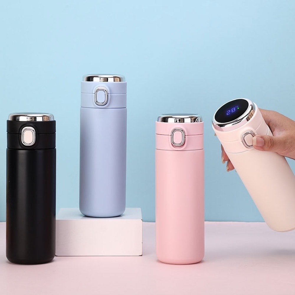 1Pc 400ML Smart Thermos Stainl - Smart Water Bottle Tracker recensione e prezzo