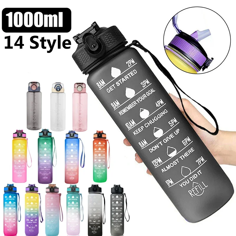 1 Liter Water Bottle Motivatio - Smart Water Bottle Tracker recensione e prezzo