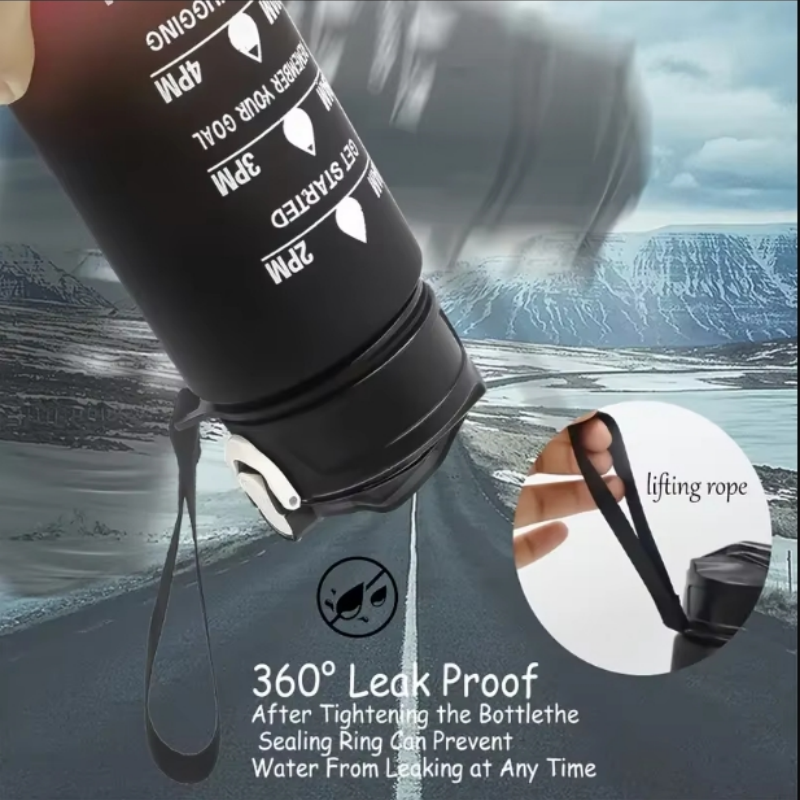 Sports Water Bottle with Time- - Smart Water Bottle Tracker recensione e prezzo