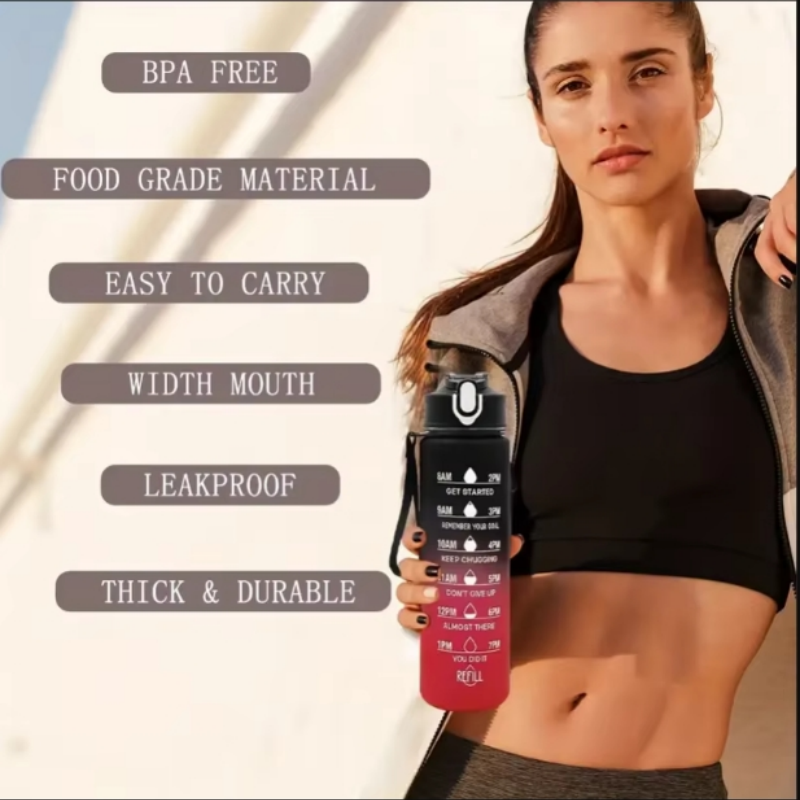Sports Water Bottle with Time- - Smart Water Bottle Tracker recensione e prezzo
