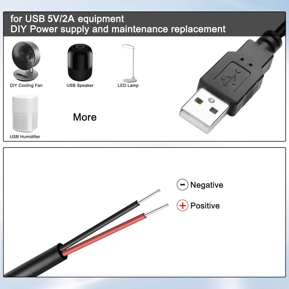 DC 2 Pin USB Power Cable USB M - Electronics Repair Gadgets recensione e prezzo
