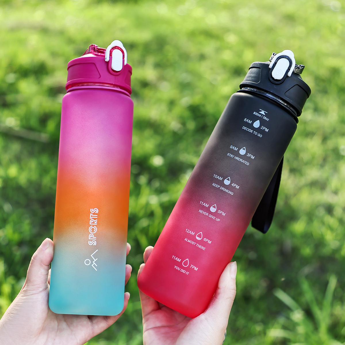 A Large-Capacity 800ml Sports  - Smart Water Bottle Tracker recensione e prezzo