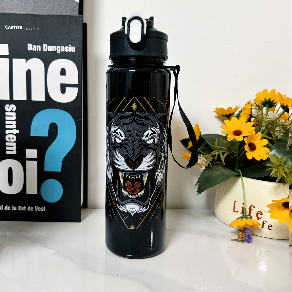 Cute Lion Tiger Cow Pattern 75 - Smart Water Bottle Tracker recensione e prezzo