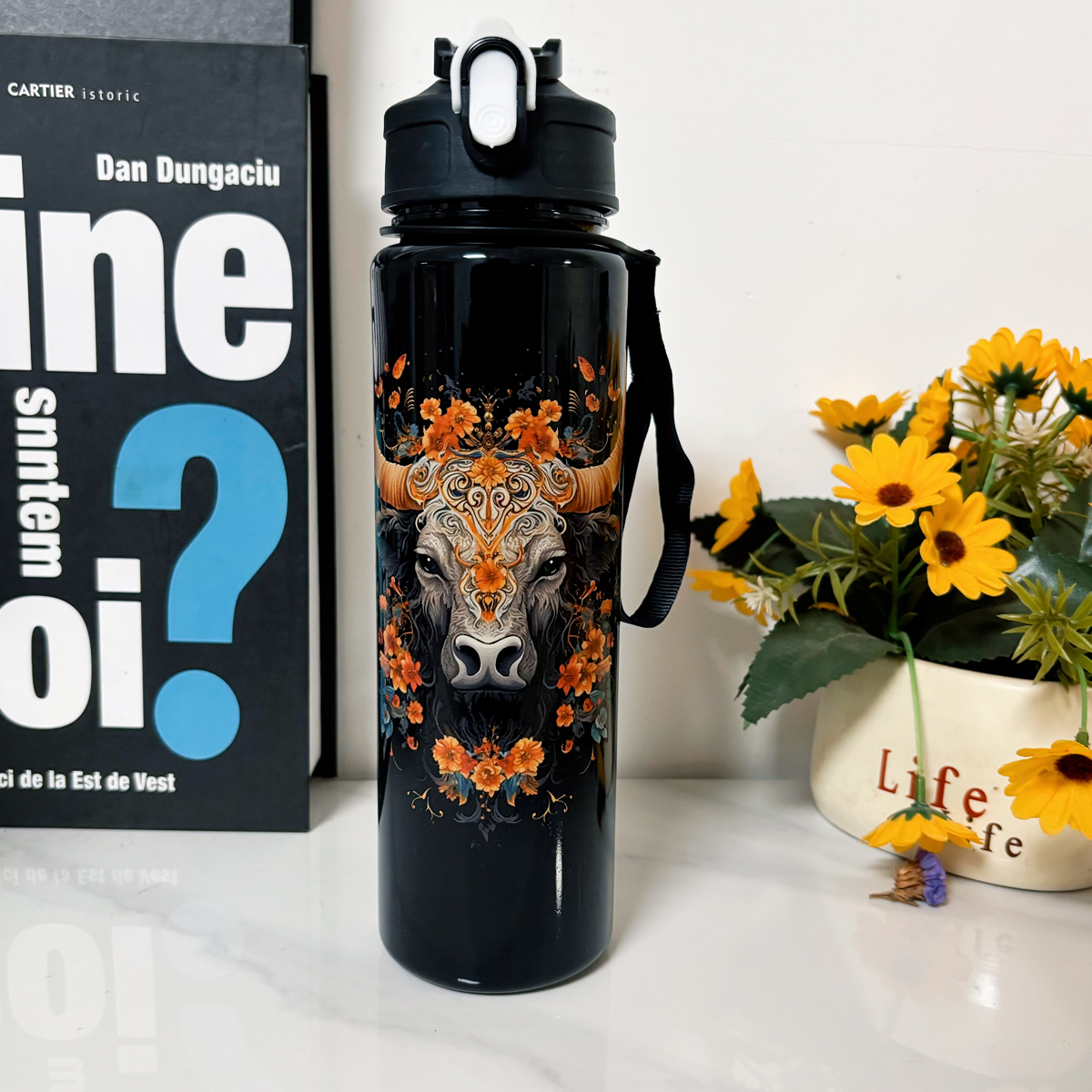 Cute Lion Tiger Cow Pattern 75 - Smart Water Bottle Tracker recensione e prezzo