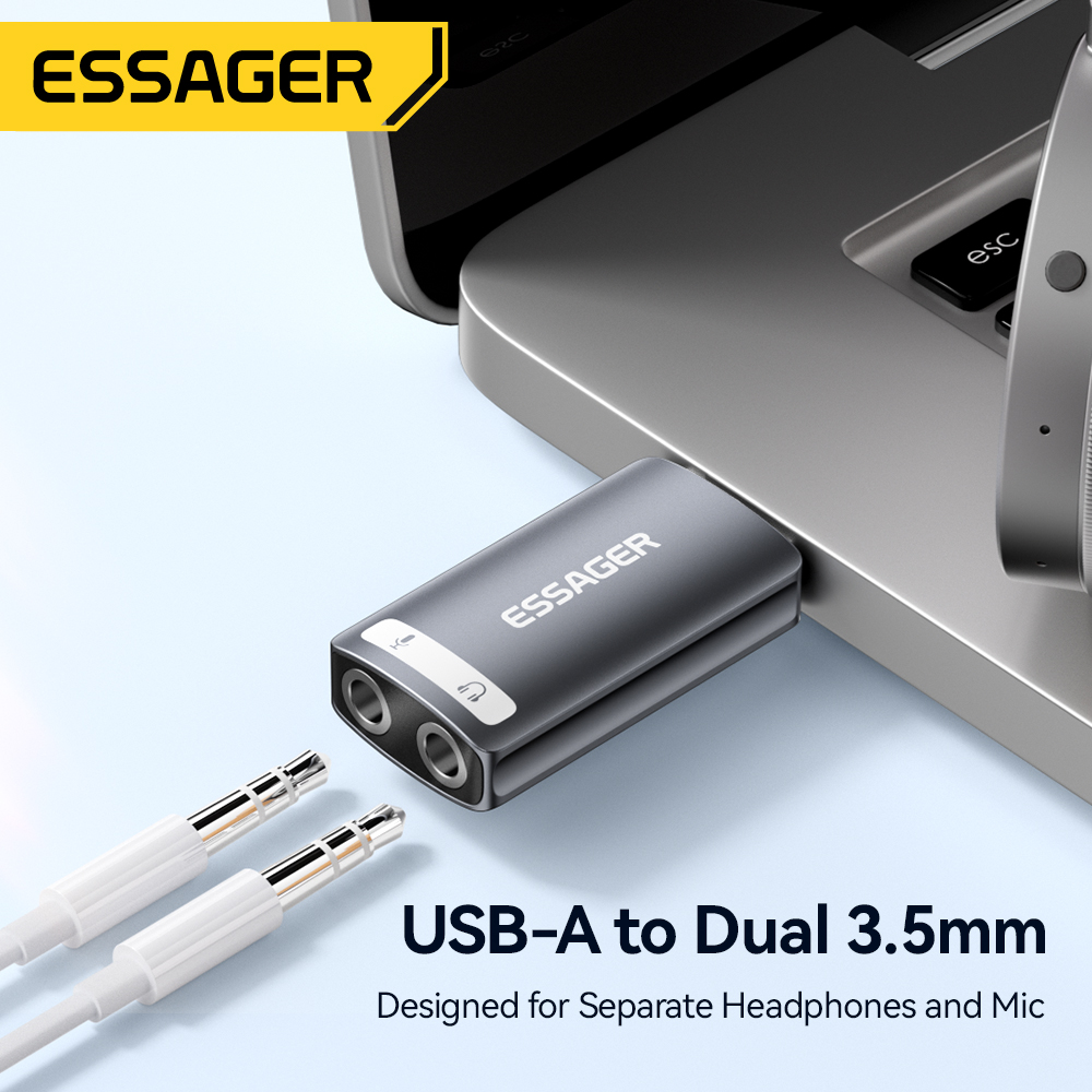 Essager USB Sound Card Externa - Usb Sound Card External recensione e prezzo