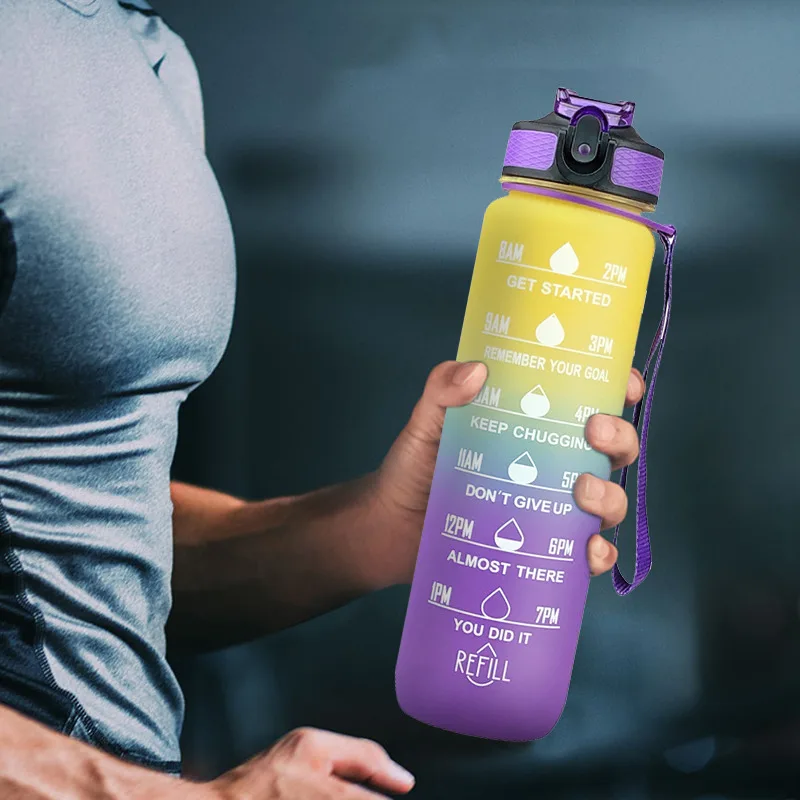 750/1000 ML Water Bottle Motiv - Smart Water Bottle Tracker recensione e prezzo
