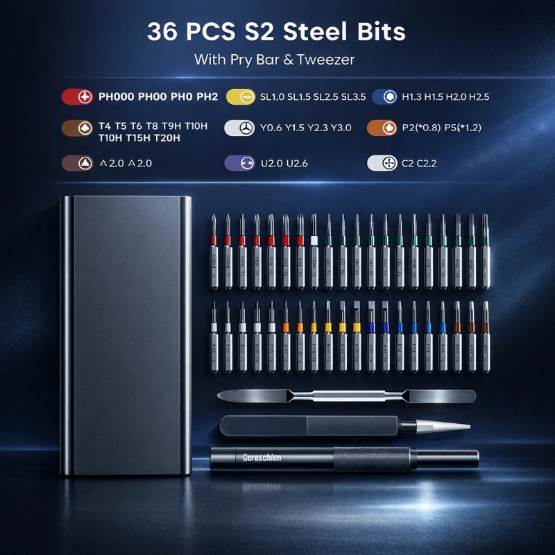 39 in 1 Precision Screwdriver  - Electronics Repair Gadgets recensione e prezzo