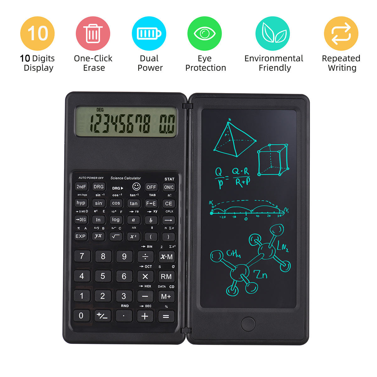Foldable Scientific Calculator - Digital Drawing Tablet recensione e prezzo