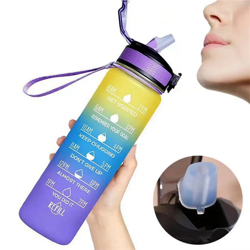 1000ML Sports Bottle Gradient  - Smart Water Bottle Tracker recensione e prezzo