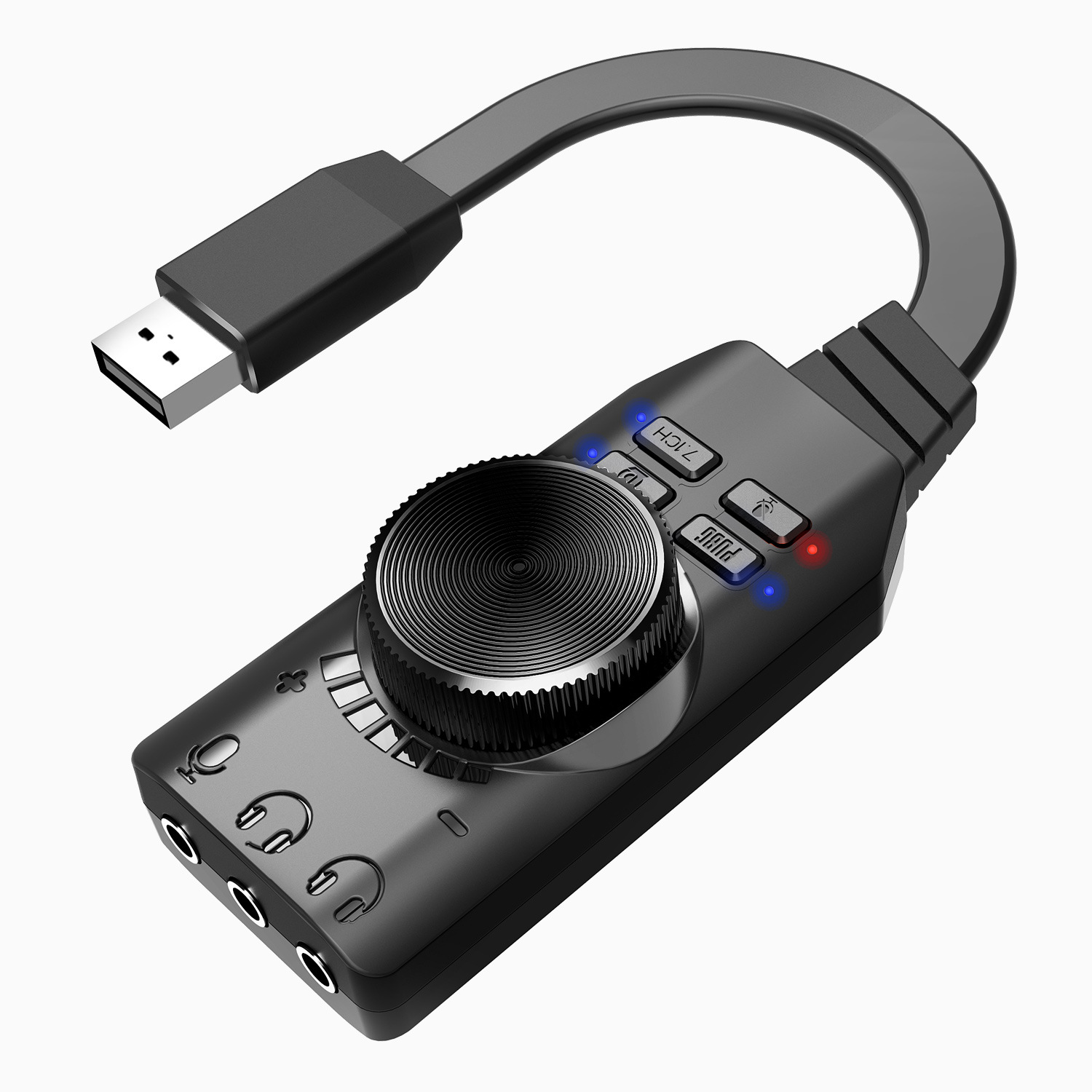 GS3 7.1 Channel Sound Card Con - Usb Sound Card External recensione e prezzo