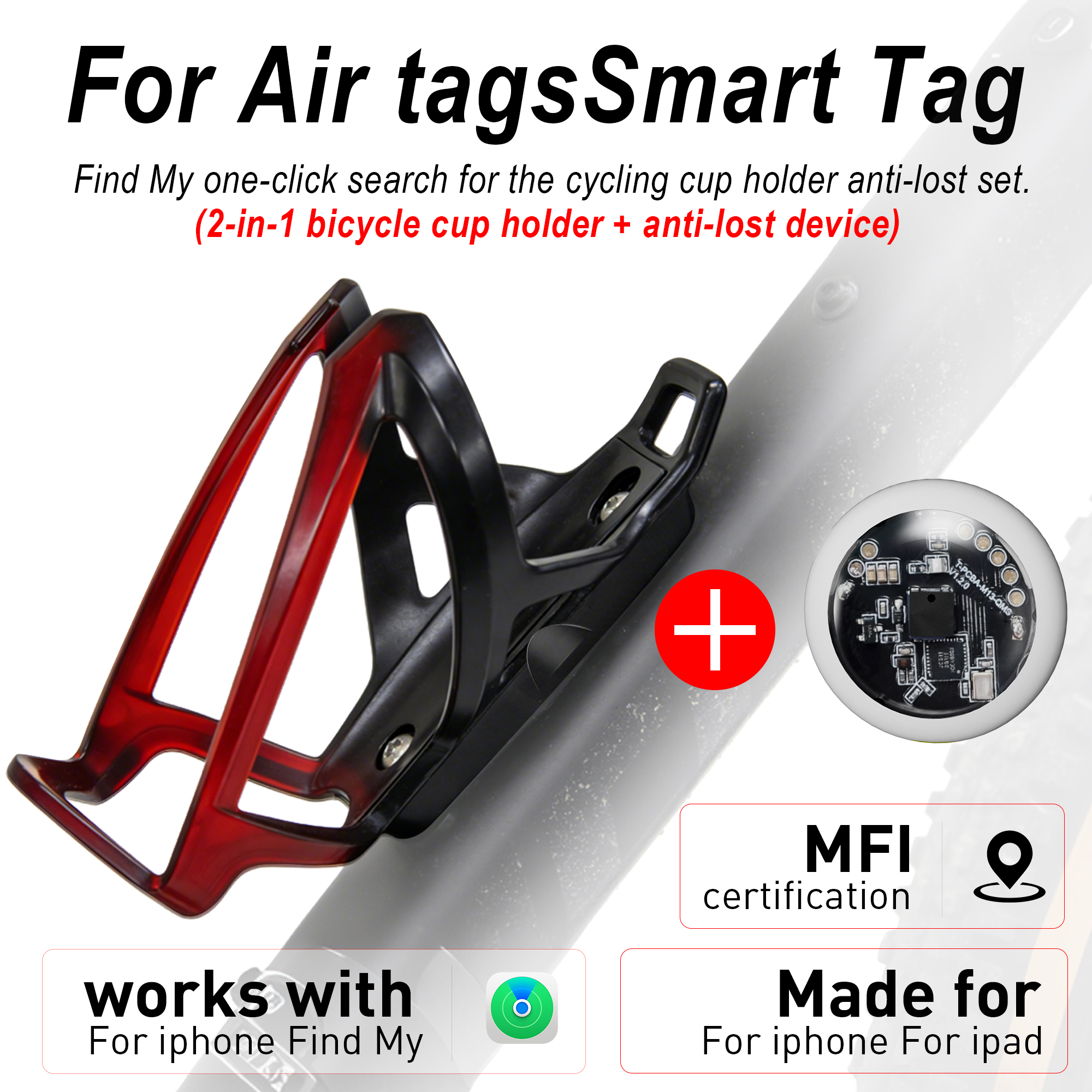 Mini Smart Tracker + Bicycle W - Smart Water Bottle Tracker recensione e prezzo