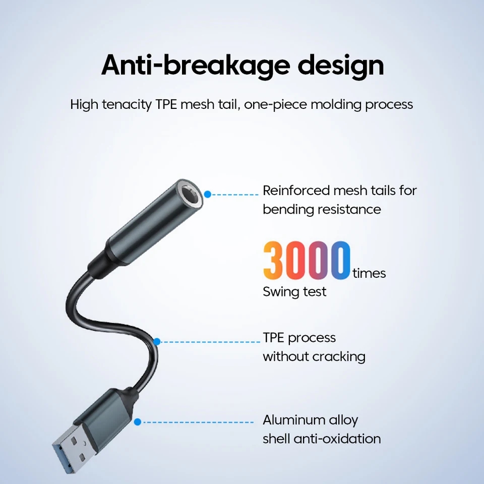 HiFi USB to 3.5mm Audio Adapte - Usb Sound Card External recensione e prezzo
