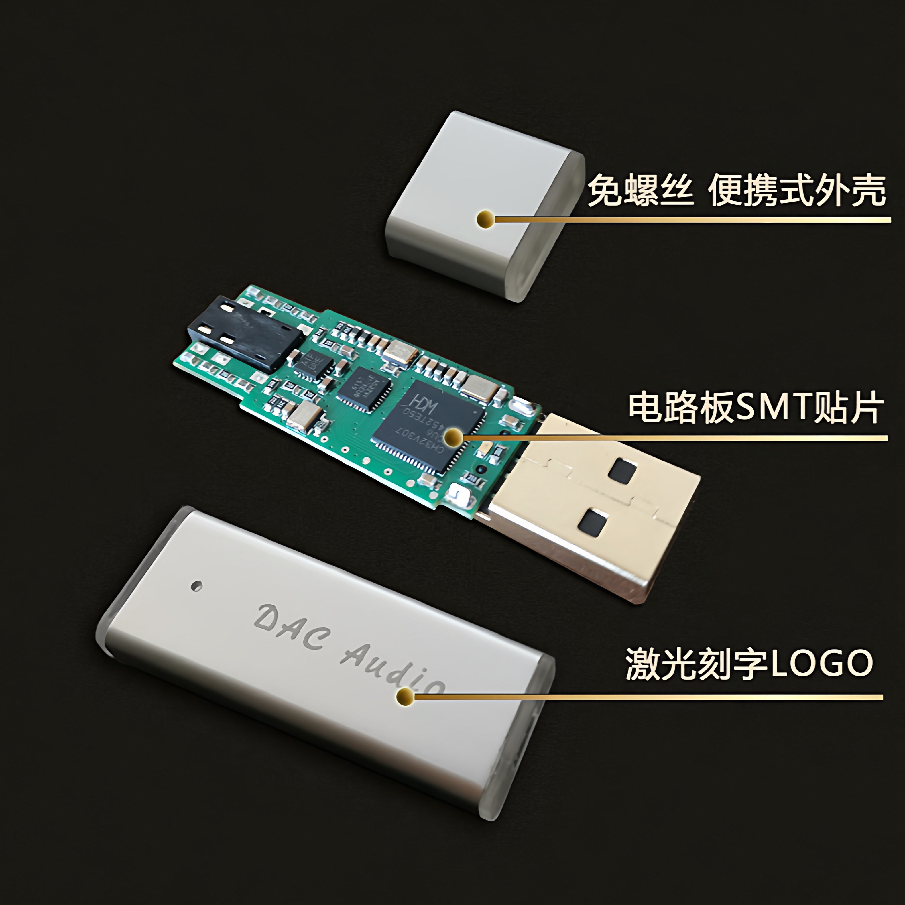 USB Mini Portable DAC Decoder  - Usb Sound Card External recensione e prezzo