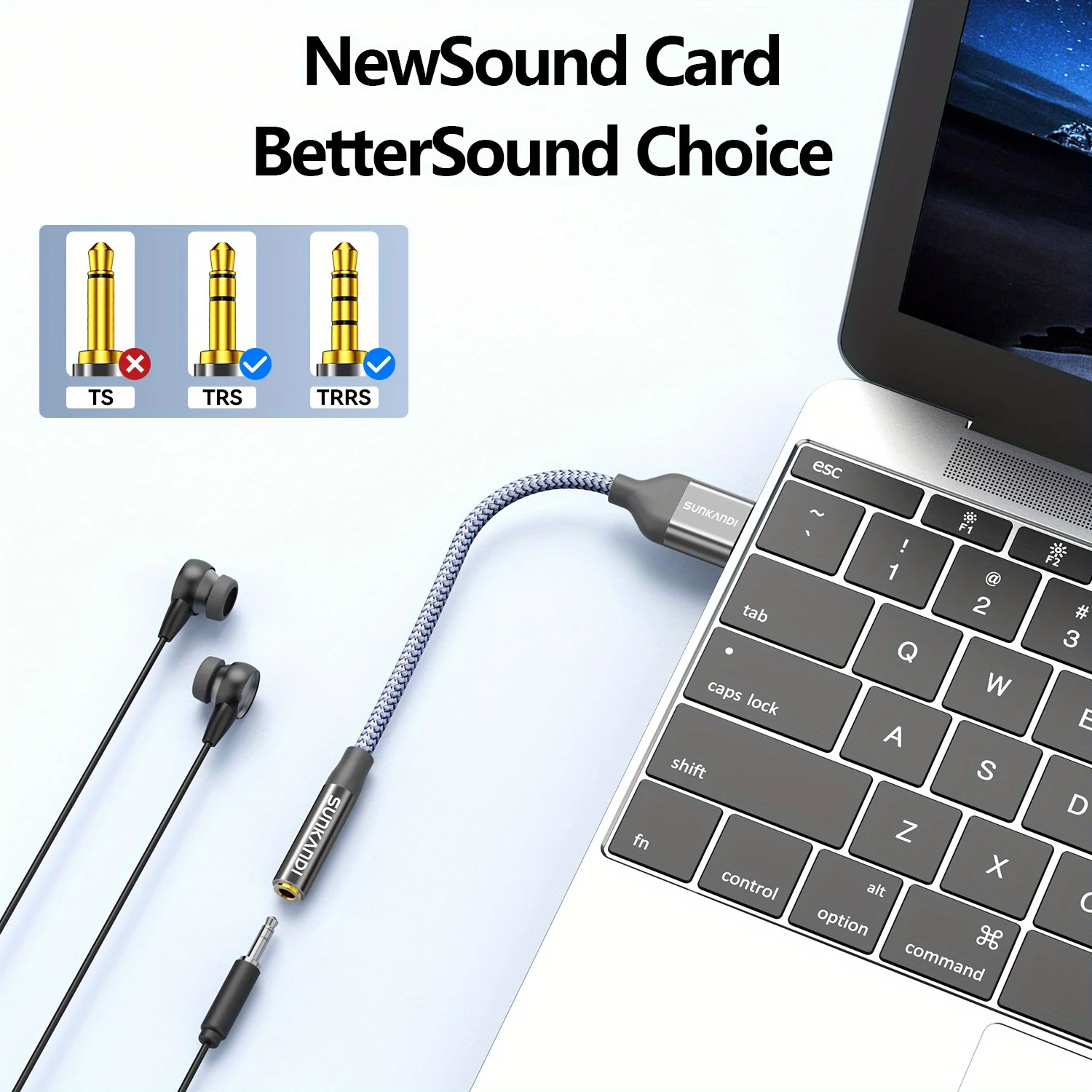 SUNKANDI USB to 3.5mm Audio Ja - Usb Sound Card External recensione e prezzo