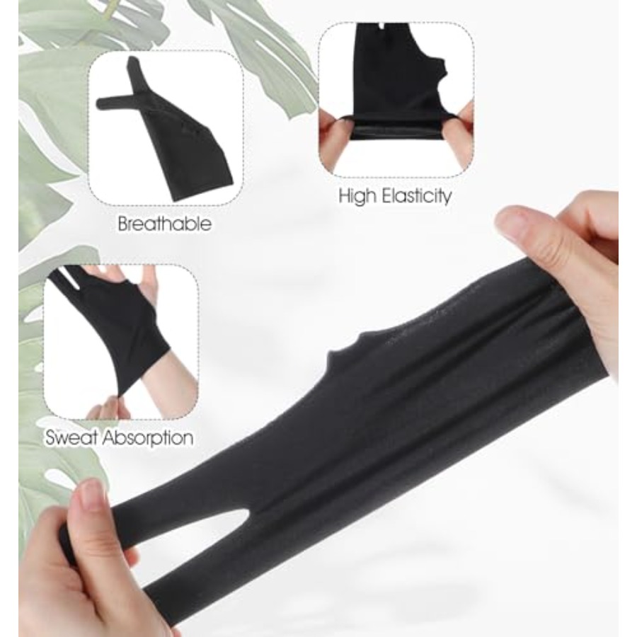 3 Pcs Artist Glove, Black Draw - Digital Drawing Tablet recensione e prezzo