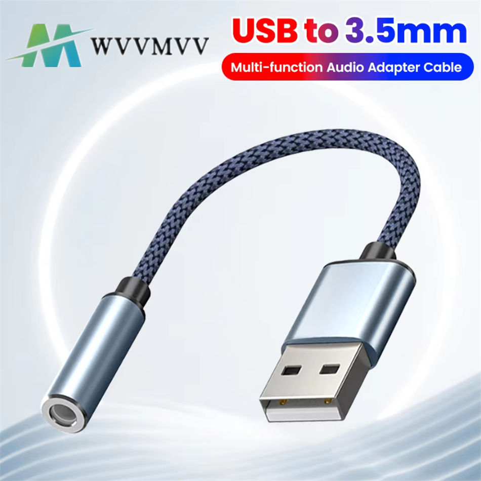 USB to 3.5mm Audio Jack Adapte - Usb Sound Card External recensione e prezzo