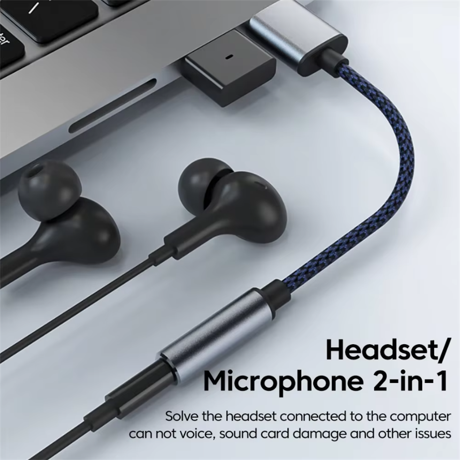 USB to 3.5mm Audio Jack Adapte - Usb Sound Card External recensione e prezzo